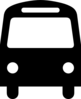 Bus Transportation Symbol Clip Art